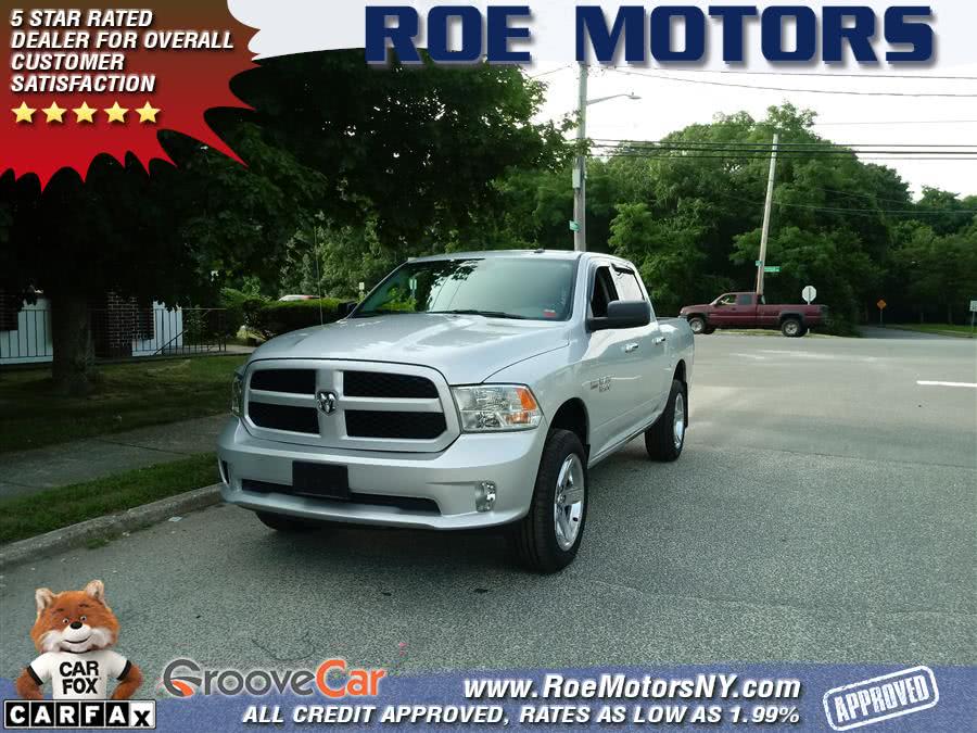 2017 Ram 1500 Express 4x4 Crew Cab 5''7" Box, available for sale in Shirley, New York | Roe Motors Ltd. Shirley, New York
