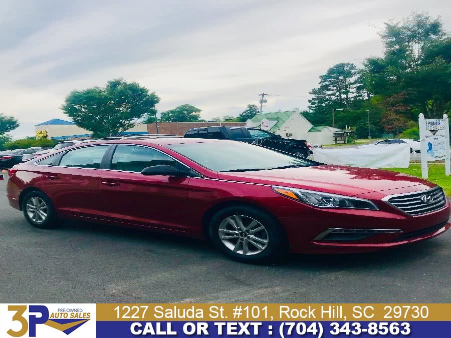 2015 Hyundai Sonata 4dr Sdn 2.4L SE, available for sale in Rock Hill, South Carolina | 3 Points Auto Sales. Rock Hill, South Carolina
