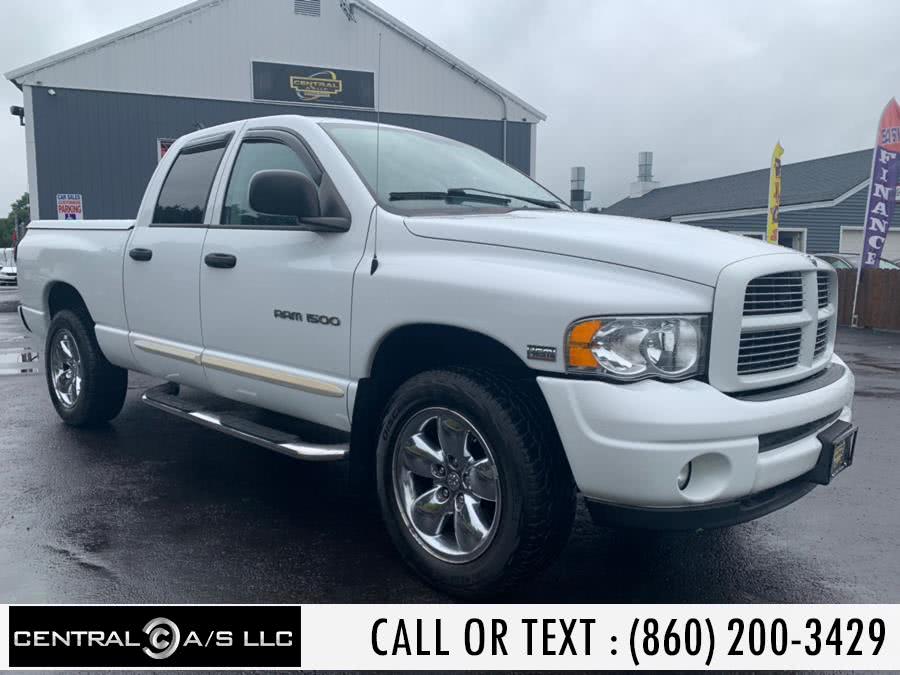 2004 Dodge Ram 1500 4dr Quad Cab 140.5" WB 4WD SLT, available for sale in East Windsor, Connecticut | Central A/S LLC. East Windsor, Connecticut