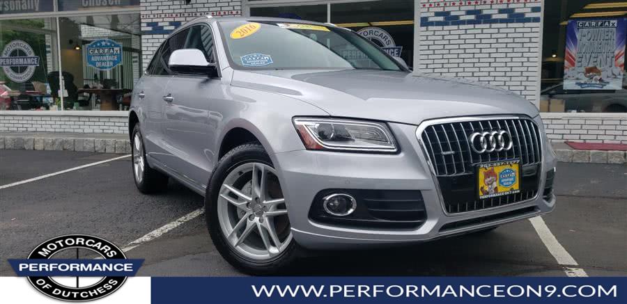 2016 Audi Q5 quattro 4dr 2.0T Premium Plus, available for sale in Wappingers Falls, New York | Performance Motor Cars. Wappingers Falls, New York