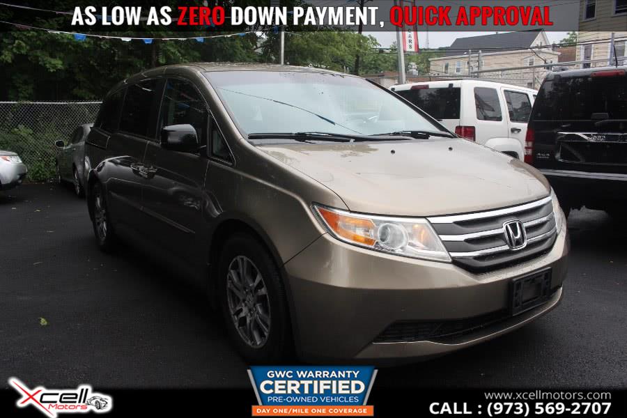 2011 Honda Odyssey 5dr EX-L w/RES, available for sale in Paterson, New Jersey | Xcell Motors LLC. Paterson, New Jersey