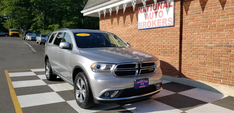 2016 Dodge Durango AWD 4dr Limited, available for sale in Waterbury, Connecticut | National Auto Brokers, Inc.. Waterbury, Connecticut