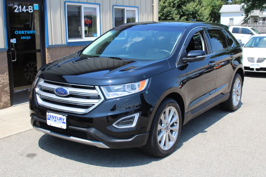2018 Ford Edge Titanium AWD, available for sale in East Windsor, Connecticut | Century Auto And Truck. East Windsor, Connecticut