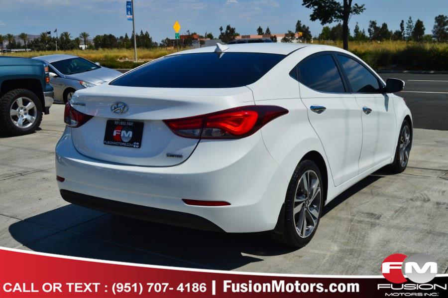 2014 Hyundai Elantra 4dr Sdn Auto Limited (Alabama Plant), available for sale in Moreno Valley, California | Fusion Motors Inc. Moreno Valley, California 2014 Hyundai Elantra 4dr Sdn Auto Limited (Alabama Plant), available for sale in Moreno Valley, California | Fusion Motors Inc. Moreno Valley, California