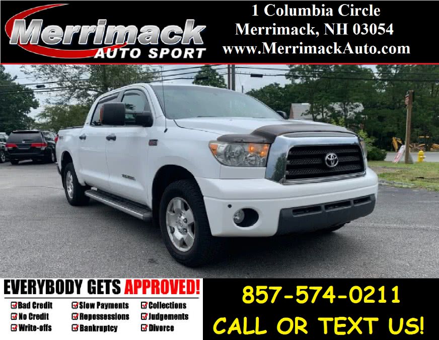 2008 Toyota Tundra 4WD Truck CrewMax 145.7" 5.7L SR5 (Natl), available for sale in Merrimack, New Hampshire | Merrimack Autosport. Merrimack, New Hampshire
