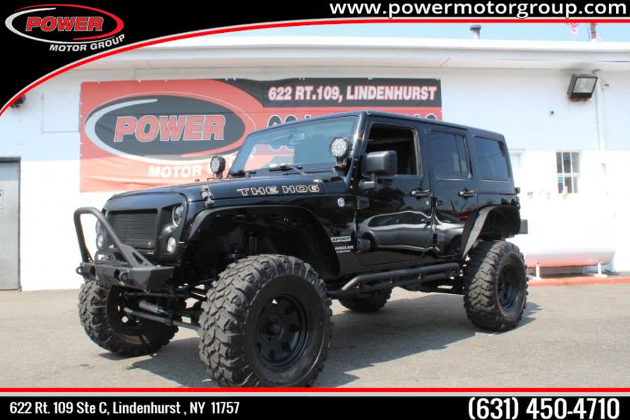 2015 Jeep Wrangler Unlimited 4WD 4dr Sport, available for sale in Lindenhurst, New York | Power Motor Group. Lindenhurst, New York