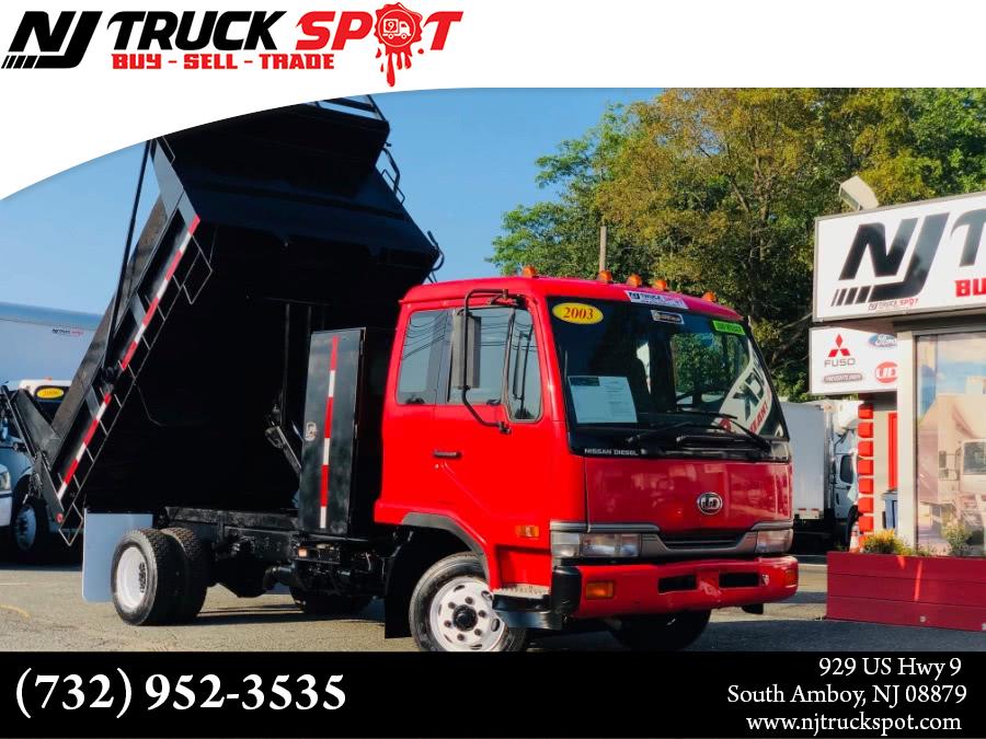 2003 NISSAN UD 1800 14 FEET DUMP TRUCK + AIR BRAKES + NO CDL, available for sale in South Amboy, New Jersey | NJ Truck Spot. South Amboy, New Jersey