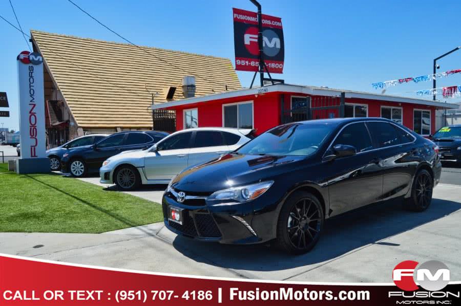 Used Toyota Camry SE Auto (Natl) 2017 | Fusion Motors Inc. Moreno Valley, California
