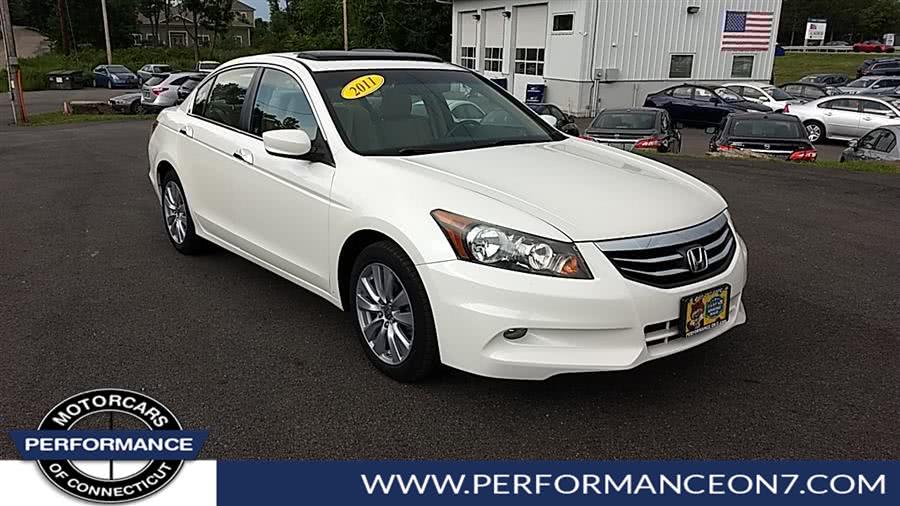 2011 Honda Accord Sdn 4dr V6 Auto EX-L, available for sale in Wilton, Connecticut | Performance Motor Cars Of Connecticut LLC. Wilton, Connecticut