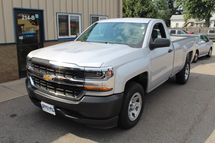 2016 Chevrolet Silverado 1500 2WD Reg Cab 133.0" Work Truck, available for sale in East Windsor, Connecticut | Century Auto And Truck. East Windsor, Connecticut