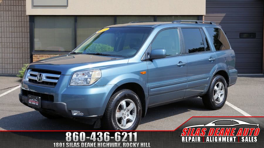 2007 Honda Pilot 4WD 4dr EX-L w/RES, available for sale in Rocky Hill , Connecticut | Silas Deane Auto LLC. Rocky Hill , Connecticut