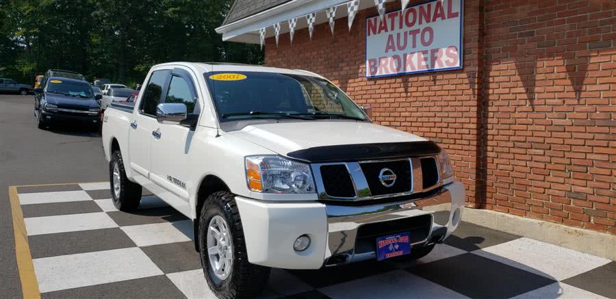 2007 Nissan Titan 4WD Crew Cab LE, available for sale in Waterbury, Connecticut | National Auto Brokers, Inc.. Waterbury, Connecticut