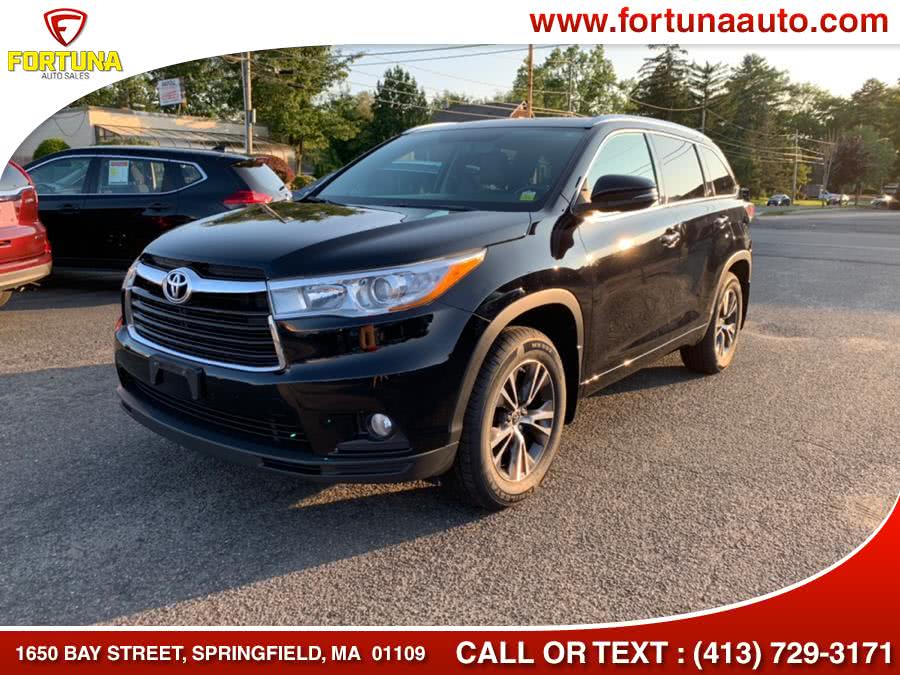 2016 Toyota Highlander AWD 4dr V6 XLE (Natl), available for sale in Springfield, Massachusetts | Fortuna Auto Sales Inc.. Springfield, Massachusetts 2016 Toyota Highlander AWD 4dr V6 XLE (Natl), available for sale in Springfield, Massachusetts | Fortuna Auto Sales Inc.. Springfield, Massachusetts