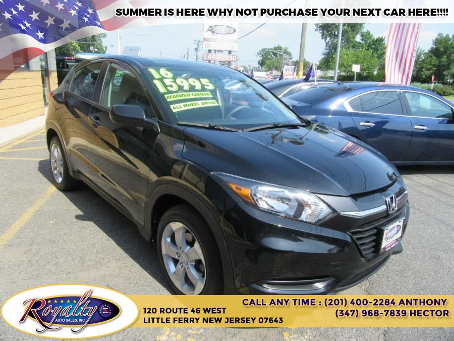 2016 Honda HR-V AWD 4dr CVT LX, available for sale in Little Ferry, New Jersey | Royalty Auto Sales. Little Ferry, New Jersey