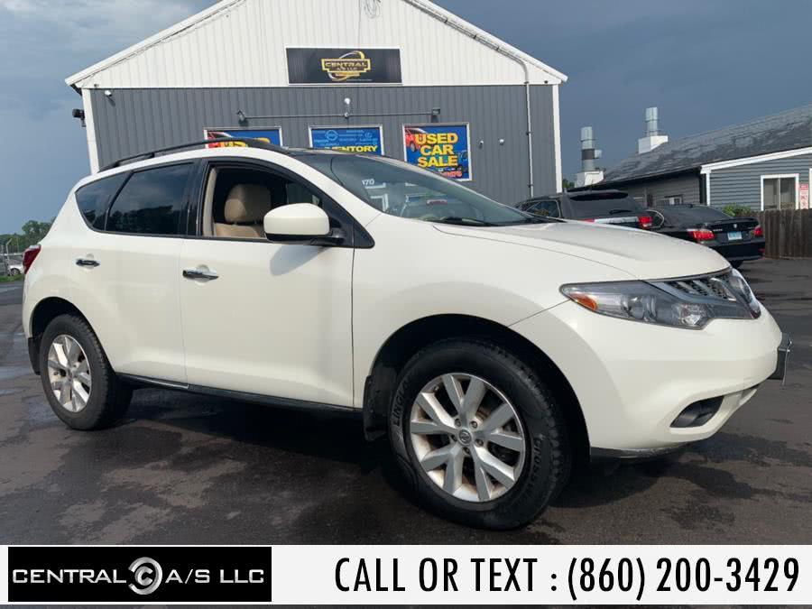 2012 Nissan Murano AWD 4dr SV, available for sale in East Windsor, Connecticut | Central A/S LLC. East Windsor, Connecticut