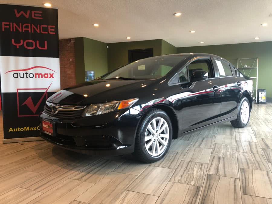 2012 Honda Civic Sdn 4dr Auto EX, available for sale in West Hartford, Connecticut | AutoMax. West Hartford, Connecticut