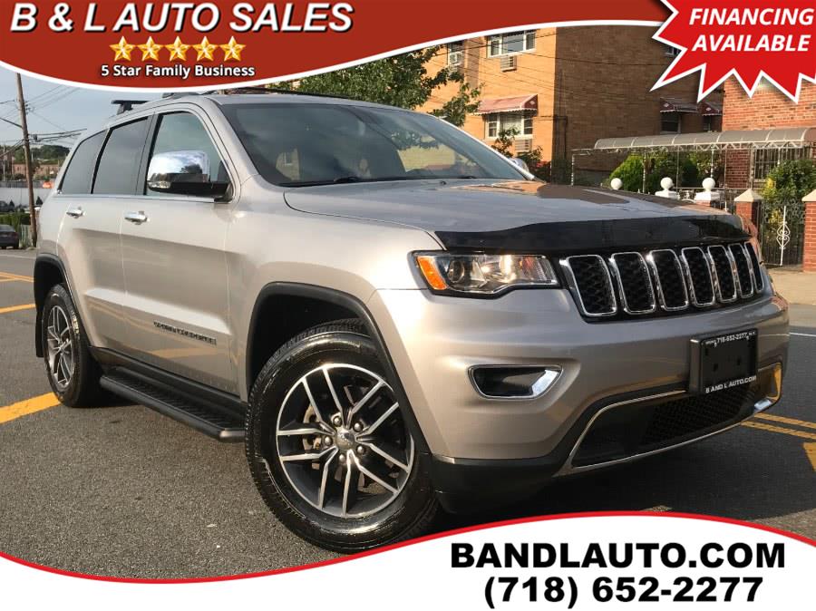 2018 Jeep Grand Cherokee Limited 4WD, available for sale in Bronx, New York | B & L Auto Sales LLC. Bronx, New York
