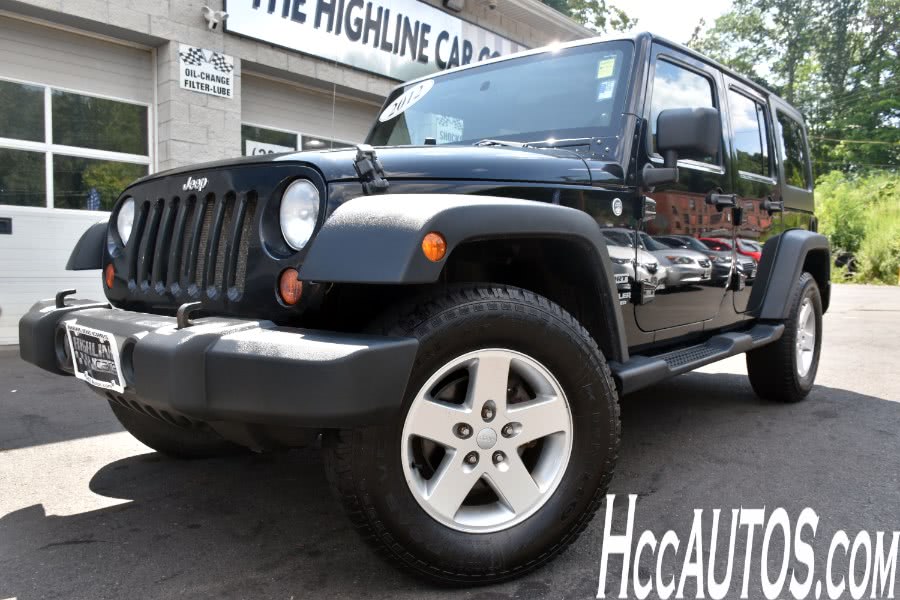 2012 Jeep Wrangler Unlimited 4WD 4dr Sport, available for sale in Waterbury, Connecticut | Highline Car Connection. Waterbury, Connecticut