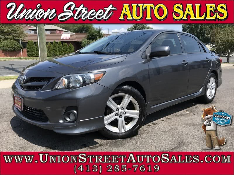 2013 Toyota Corolla 4dr Sdn Man S (Natl), available for sale in West Springfield, Massachusetts | Union Street Auto Sales. West Springfield, Massachusetts