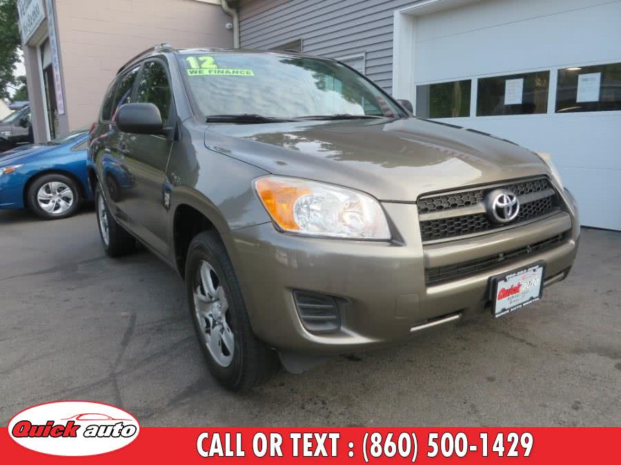 2012 Toyota RAV4 4WD 4dr I4 (Natl), available for sale in Bristol, Connecticut | Quick Auto LLC. Bristol, Connecticut