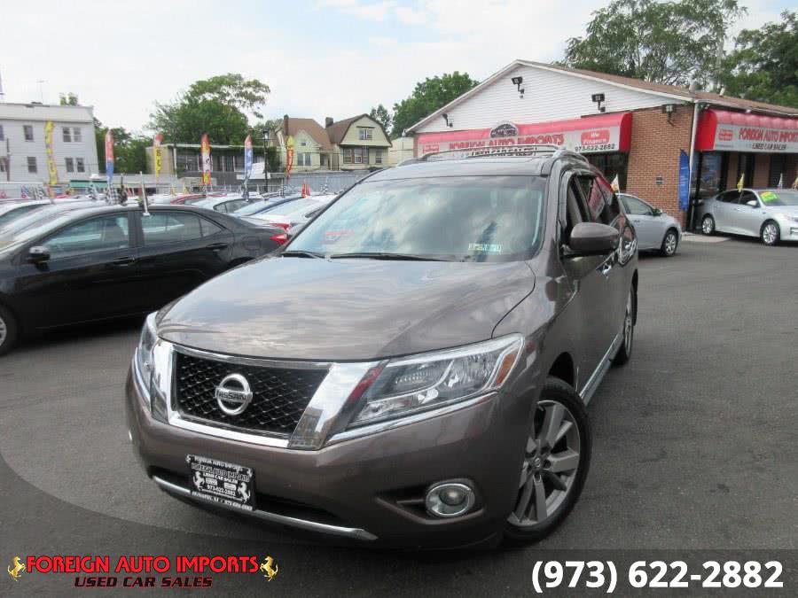 2015 Nissan Pathfinder 4WD 4dr Platinum, available for sale in Irvington, New Jersey | Foreign Auto Imports. Irvington, New Jersey