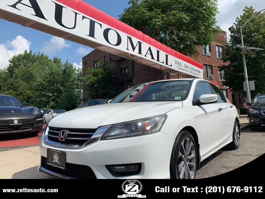 2014 Honda Accord Sedan 4dr I4 CVT Sport PZEV, available for sale in Jersey City, New Jersey | Zettes Auto Mall. Jersey City, New Jersey