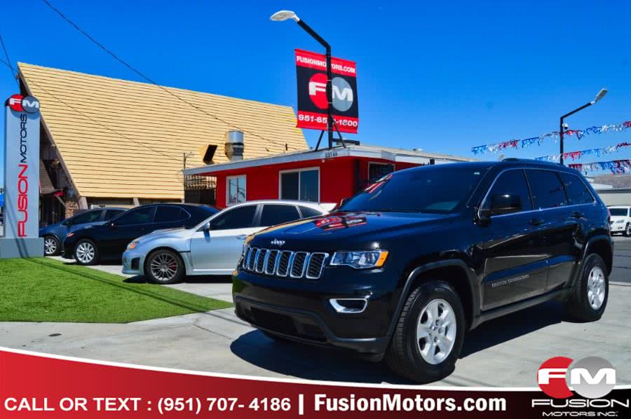 2017 Jeep Grand Cherokee Laredo 4x4, available for sale in Moreno Valley, California | Fusion Motors Inc. Moreno Valley, California