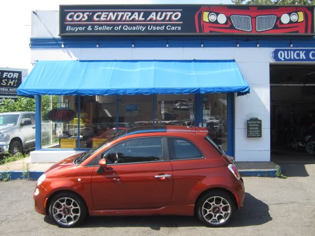 2013 FIAT 500 2dr HB Sport, available for sale in Meriden, Connecticut | Cos Central Auto. Meriden, Connecticut