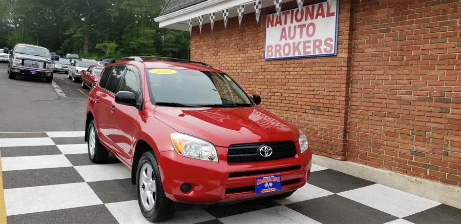 2007 Toyota RAV4 4WD 4dr 4-cyl, available for sale in Waterbury, Connecticut | National Auto Brokers, Inc.. Waterbury, Connecticut