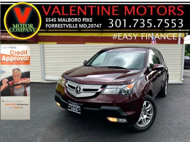 2009 Acura Mdx Tech Pkg, available for sale in Forestville, Maryland | Valentine Motor Company. Forestville, Maryland