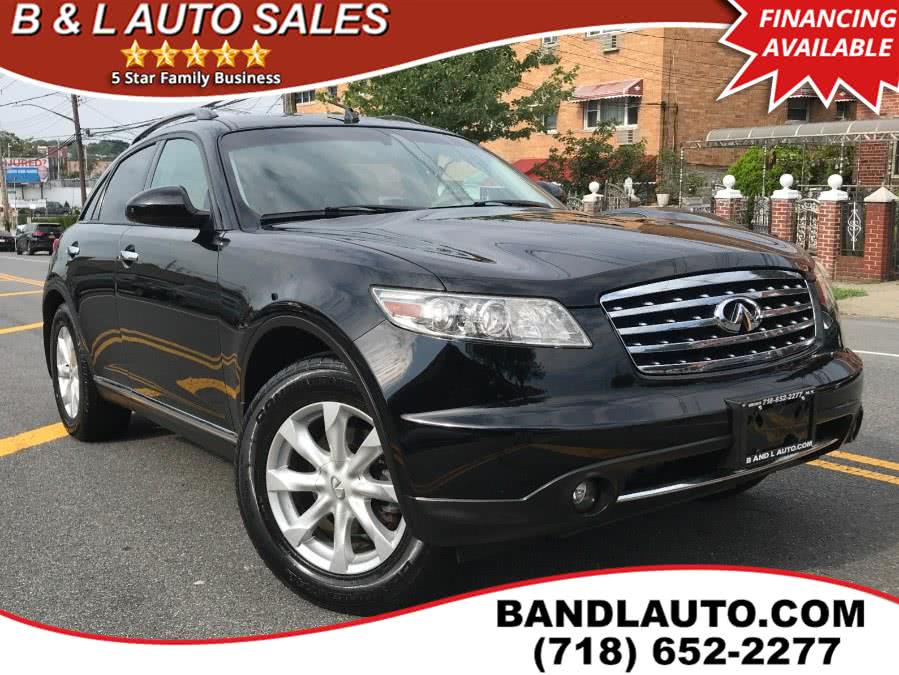 2006 Infiniti FX35 4dr AWD, available for sale in Bronx, New York | B & L Auto Sales LLC. Bronx, New York
