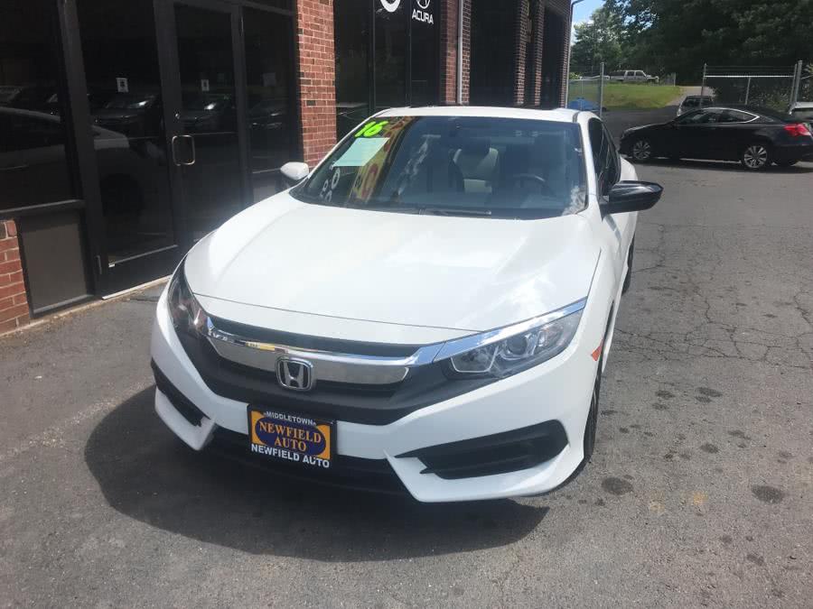 2016 Honda Civic Coupe 2dr CVT LX-P, available for sale in Middletown, Connecticut | Newfield Auto Sales. Middletown, Connecticut