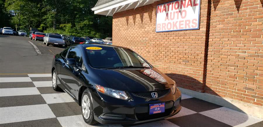 2012 Honda Civic Cpe 2dr Auto LX, available for sale in Waterbury, Connecticut | National Auto Brokers, Inc.. Waterbury, Connecticut