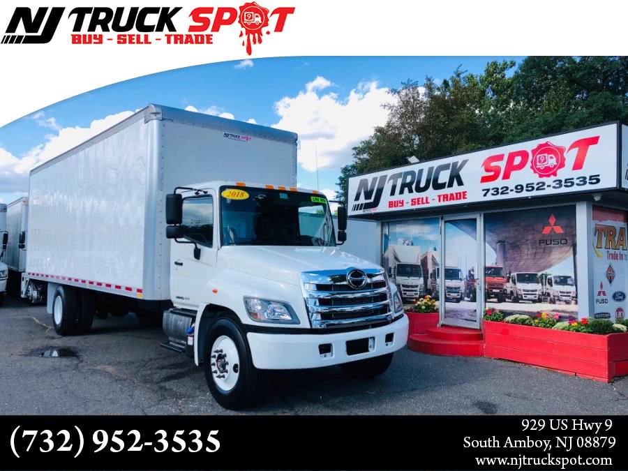 2018 HINO 268A **FACTORY WARRANTY** 26 FEET DRY BOX + LIFT GATE + AIR BRAKES + NO CDL, available for sale in South Amboy, New Jersey | NJ Truck Spot. South Amboy, New Jersey