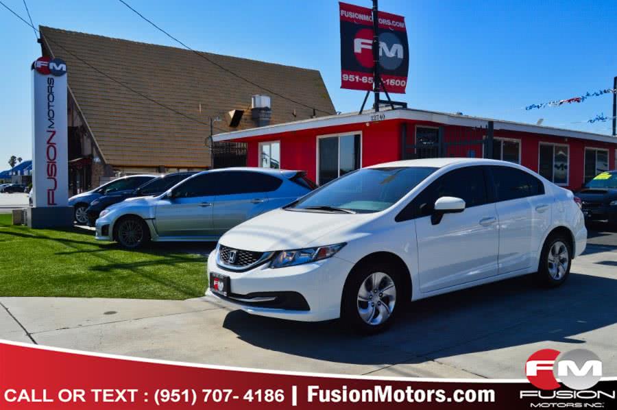 2015 Honda Civic Sedan 4dr CVT LX, available for sale in Moreno Valley, California | Fusion Motors Inc. Moreno Valley, California 2015 Honda Civic Sedan 4dr CVT LX, available for sale in Moreno Valley, California | Fusion Motors Inc. Moreno Valley, California