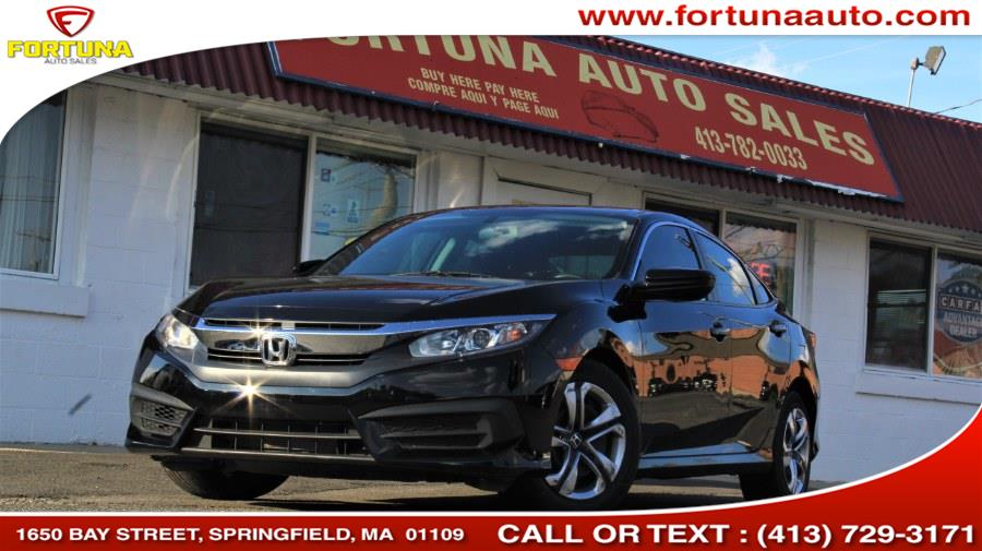2017 Honda Civic Sedan LX CVT, available for sale in Springfield, Massachusetts | Fortuna Auto Sales Inc.. Springfield, Massachusetts 2017 Honda Civic Sedan LX CVT, available for sale in Springfield, Massachusetts | Fortuna Auto Sales Inc.. Springfield, Massachusetts