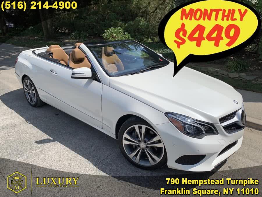 2017 Mercedes-Benz E-Class E 400 RWD Cabriolet, available for sale in Franklin Square, New York | Luxury Motor Club. Franklin Square, New York