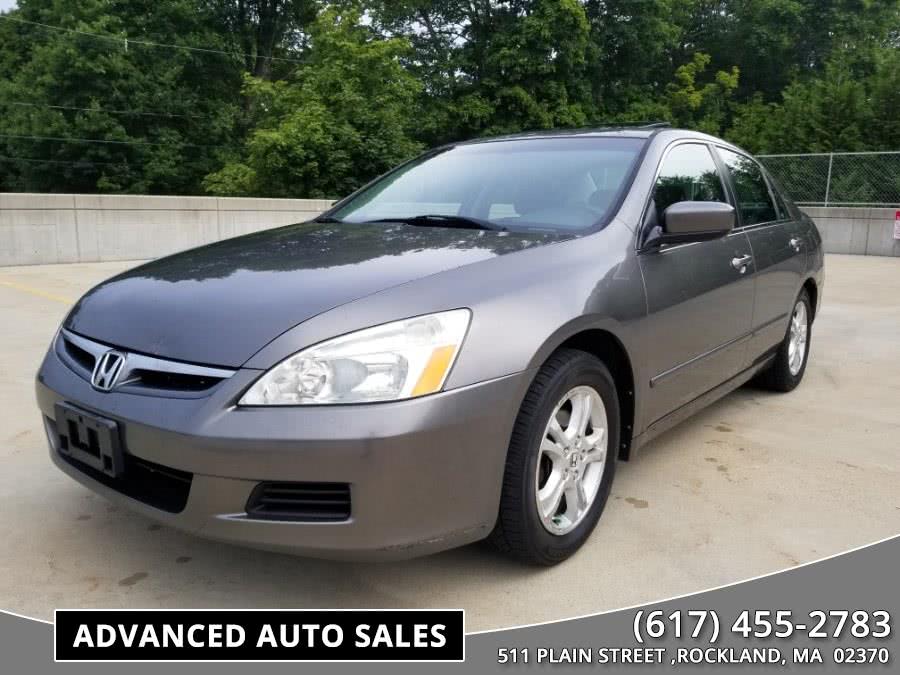2006 Honda Accord Sdn EX AT PZEV, available for sale in Rockland, Massachusetts | Advanced Auto Sales. Rockland, Massachusetts