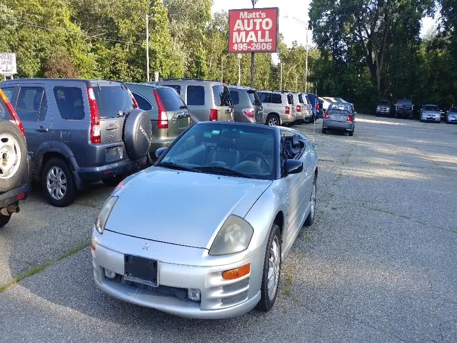 2002 Mitsubishi Eclipse 2dr Conv Spyder GT 3.0L Sportronic, available for sale in Chicopee, Massachusetts | Matts Auto Mall LLC. Chicopee, Massachusetts