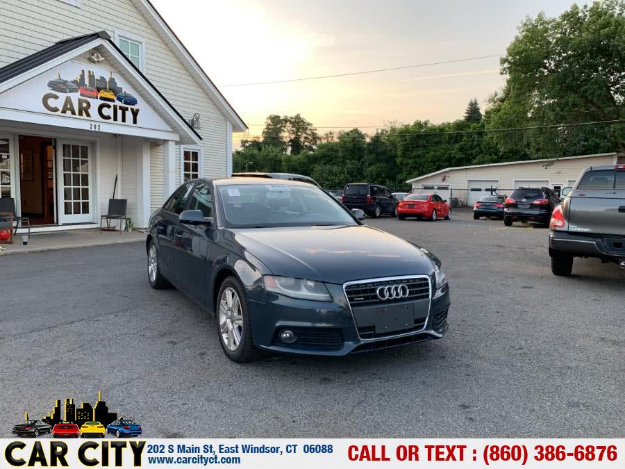 2010 Audi A4 4dr Sdn Auto quattro 2.0T Premium, available for sale in East Windsor, Connecticut | Car City LLC. East Windsor, Connecticut