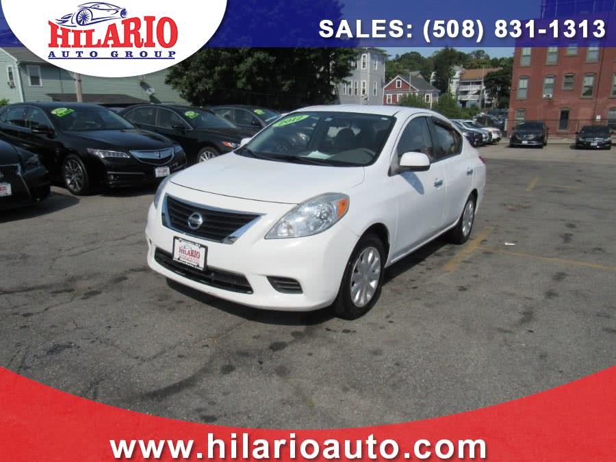 2012 Nissan Versa 4dr Sdn CVT 1.6 SV, available for sale in Worcester, Massachusetts | Hilario's Auto Sales Inc.. Worcester, Massachusetts