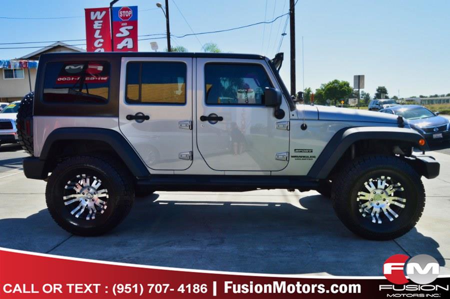 2013 Jeep Wrangler Unlimited 4WD 4dr Sport, available for sale in Moreno Valley, California | Fusion Motors Inc. Moreno Valley, California 2013 Jeep Wrangler Unlimited 4WD 4dr Sport, available for sale in Moreno Valley, California | Fusion Motors Inc. Moreno Valley, California