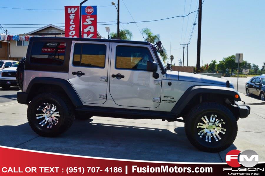 2013 Jeep Wrangler Unlimited 4WD 4dr Sport, available for sale in Moreno Valley, California | Fusion Motors Inc. Moreno Valley, California 2013 Jeep Wrangler Unlimited 4WD 4dr Sport, available for sale in Moreno Valley, California | Fusion Motors Inc. Moreno Valley, California