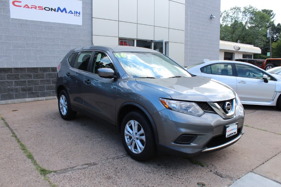 2016 Nissan Rogue AWD 4dr S, available for sale in Manchester, Connecticut | Carsonmain LLC. Manchester, Connecticut