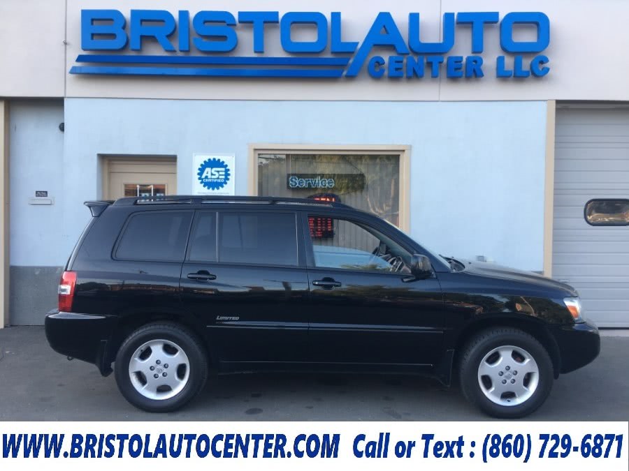 2007 Toyota Highlander 4WD 4dr V6 Limited w/3rd Row, available for sale in Bristol, Connecticut | Bristol Auto Center LLC. Bristol, Connecticut