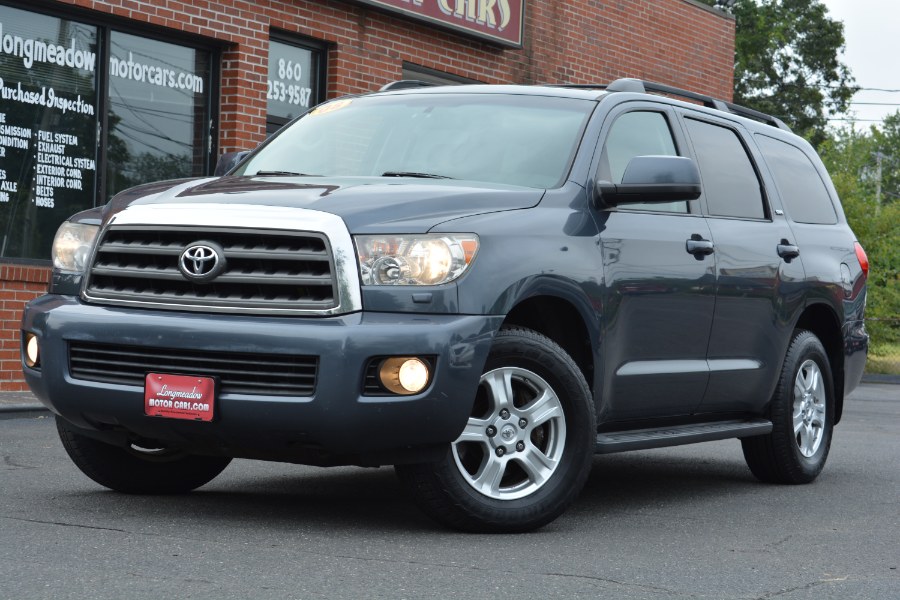2008 Toyota Sequoia 4WD 4dr LV8 6-Spd AT SR5 (Natl), available for sale in ENFIELD, Connecticut | Longmeadow Motor Cars. ENFIELD, Connecticut