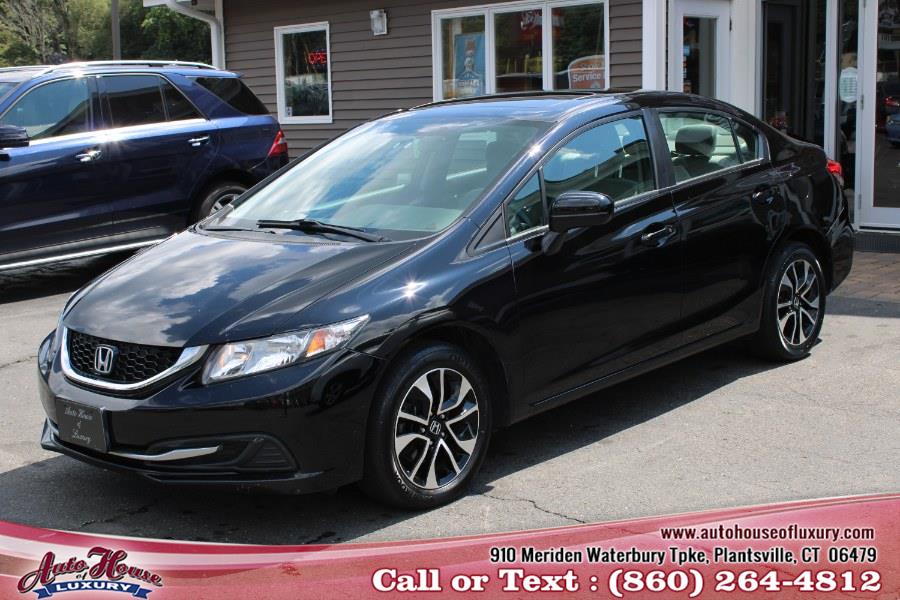 2014 Honda Civic Sedan 4dr CVT EX, available for sale in Plantsville, Connecticut | Auto House of Luxury. Plantsville, Connecticut 2014 Honda Civic Sedan 4dr CVT EX, available for sale in Plantsville, Connecticut | Auto House of Luxury. Plantsville, Connecticut