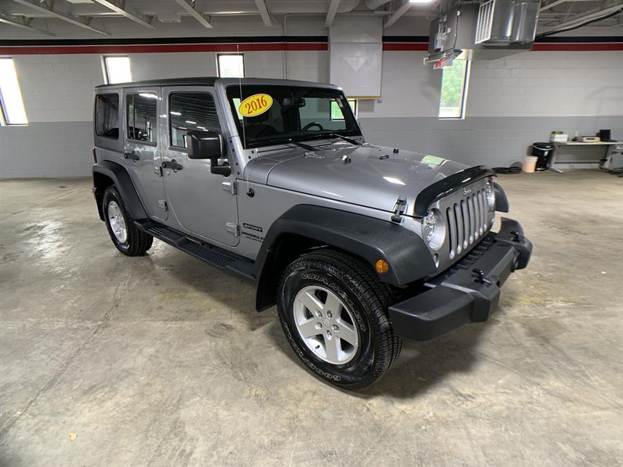 2016 Jeep Wrangler Unlimited 4WD 4dr Sport, available for sale in Stratford, Connecticut | Wiz Leasing Inc. Stratford, Connecticut