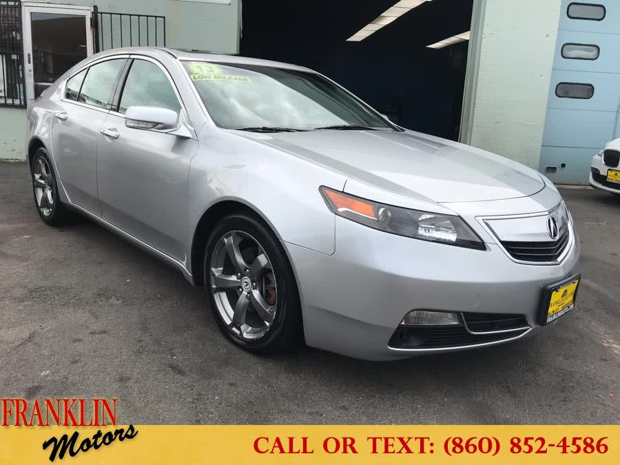 2013 Acura TL 4dr Sdn Auto 2WD Tech, available for sale in Hartford, Connecticut | Franklin Motors Auto Sales LLC. Hartford, Connecticut