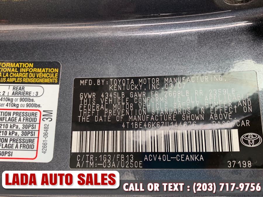 2007 Toyota Camry 4dr Sdn I4 Auto CE (Natl), available for sale in Bridgeport, Connecticut | Lada Auto Sales. Bridgeport, Connecticut 2007 Toyota Camry 4dr Sdn I4 Auto CE (Natl), available for sale in Bridgeport, Connecticut | Lada Auto Sales. Bridgeport, Connecticut